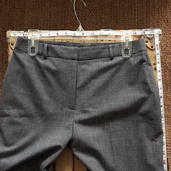 TAHARI HEATHER GRAY 2 PC PANT BLAZER SUIT SET 6 - Picture 6 of 16